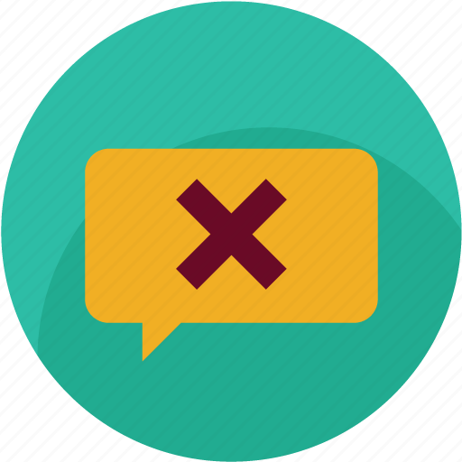 chat, customer care, delete, error, comment, communication, warning 