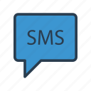 bubble, chat, conversation, message, sms
