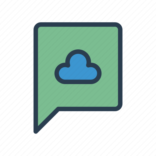 Bubble, cloud, database, server, storage icon - Download on Iconfinder