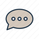 bubble, chat, comment, message, notification