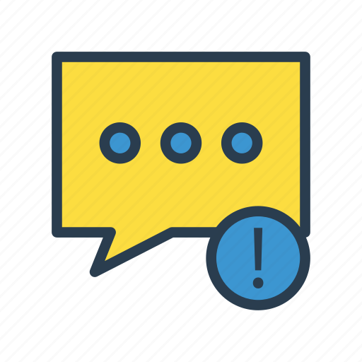 Alert, chat, message, notice, warning icon - Download on Iconfinder
