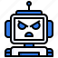 anger, robot, assistant, face, communications 