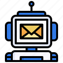 email, chatbot, bot, communication, assistant