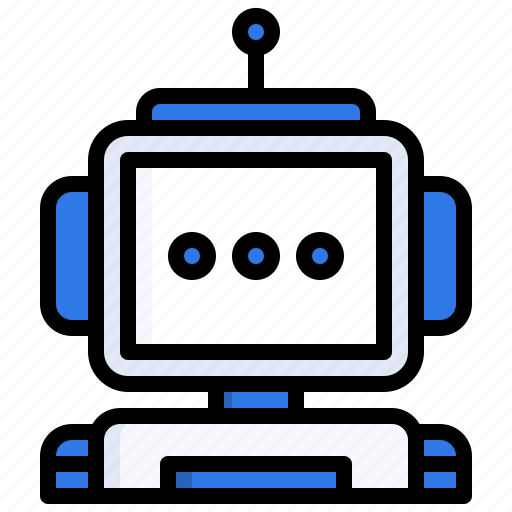 Type, communications, chat, robot, bot icon - Download on Iconfinder