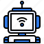 wifi, bot, wireless, internet, chatbot 