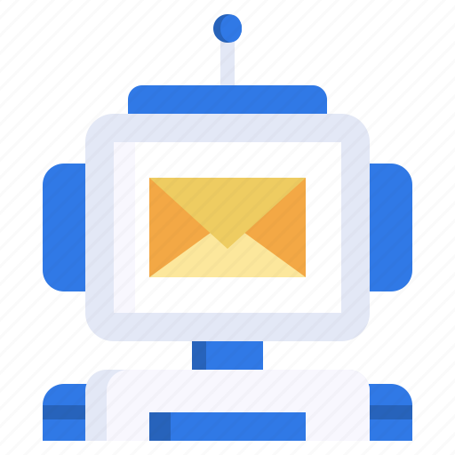 Email, chatbot, bot, communication, assistant icon - Download on Iconfinder