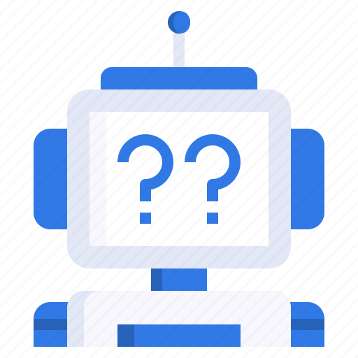 Face, question, bot, chatbot, communications icon - Download on Iconfinder