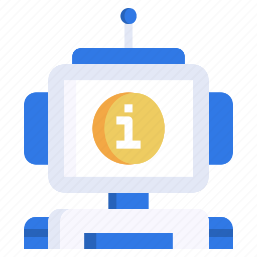 Information, support, robot, bot, communication icon - Download on Iconfinder