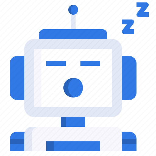 Sleep, communications, robot, assistant, chatbot icon - Download on Iconfinder