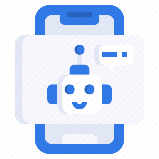 Smartphone, chatbot, bot, communications, conversation icon - Download on Iconfinder