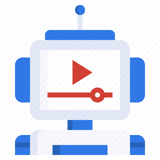 Video, chatbot, bot, communications, conversation icon - Download on Iconfinder