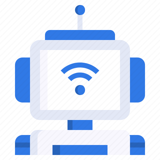 Wifi, bot, wireless, internet, chatbot icon - Download on Iconfinder