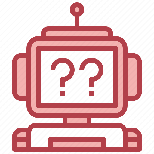 Face, question, bot, chatbot, communications icon - Download on Iconfinder