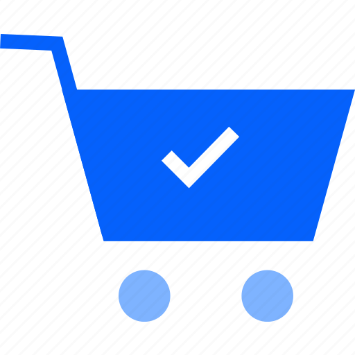 Shopping, shop, ecommerce, cart, buy, add to cart, confirm icon - Download on Iconfinder