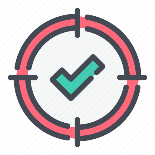 Accept, approved, check, mark, ok, tagret, tick icon - Download on Iconfinder