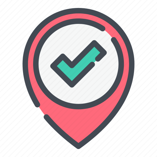 Accept, approved, check, mark, ok, pin, tick icon - Download on Iconfinder