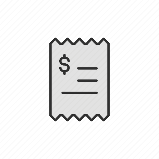 Cash, payment, receipt, shopping icon - Download on Iconfinder