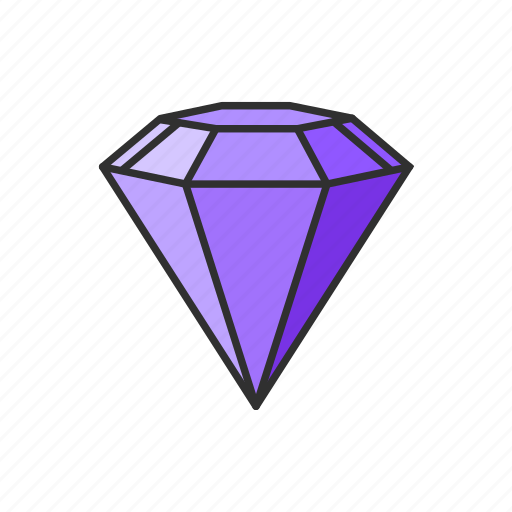 Diamond, jewel, jewelry, stone icon - Download on Iconfinder