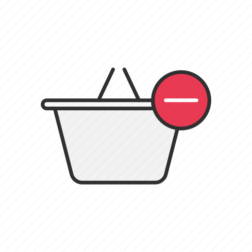 Basket, online shopping, remove from basket, shopping icon - Download on Iconfinder
