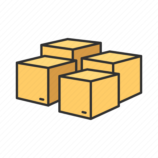 Boxes, delivery boxes, goods, products icon - Download on Iconfinder