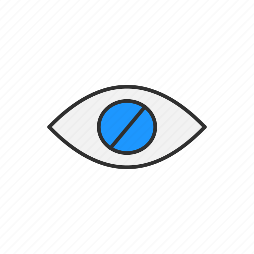Eye, hide, private, unseen icon - Download on Iconfinder
