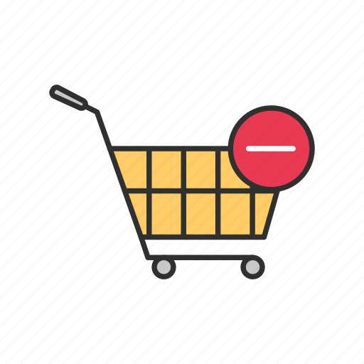 Cart, online shopping, remove from cart, shopping icon - Download on Iconfinder