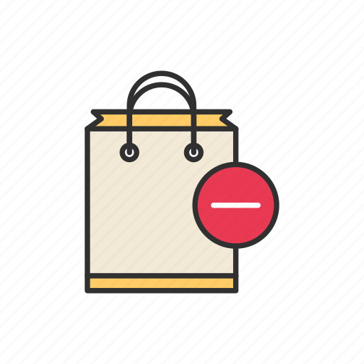 Online shopping, remove from bag, shopping, shopping bag icon - Download on Iconfinder