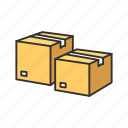 boxes, delivery, delivery box, goods