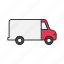 delivery truck, shipping, truck, van 