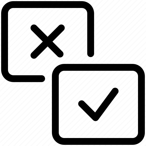 Checkmark, check, cross, delete, accept icon - Download on Iconfinder