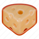 red, cheese, diary, product, cube, delicious, food, cuisine 