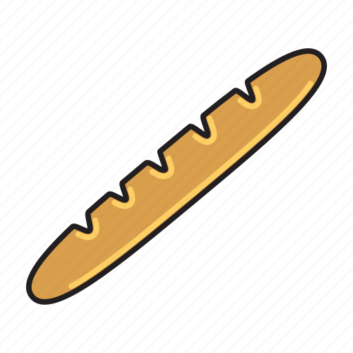 Baguette, bakery, bread, cheese, food, french bread, gourmet icon - Download on Iconfinder