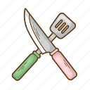 tool, knife, kitchen, restaurant, equipment, spatula