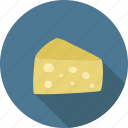 cheese, dairy, food, piece, swiss