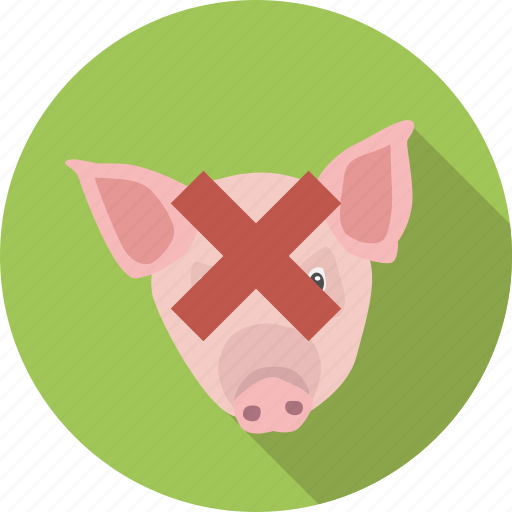 Eating, food, no, pig, pork, prohibited, restricted icon - Download on Iconfinder