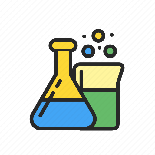Chemistry, experiment, flask, glass, laboratory, response, science icon - Download on Iconfinder