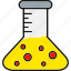 beaker, chemistry, flask, glass 
