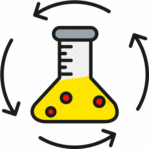 Flask, lab, process, research icon - Download on Iconfinder