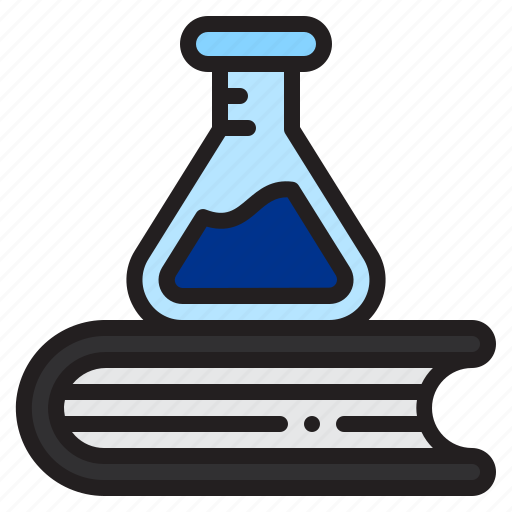 Chemistry, chemical, book, science, education, flask, research icon - Download on Iconfinder