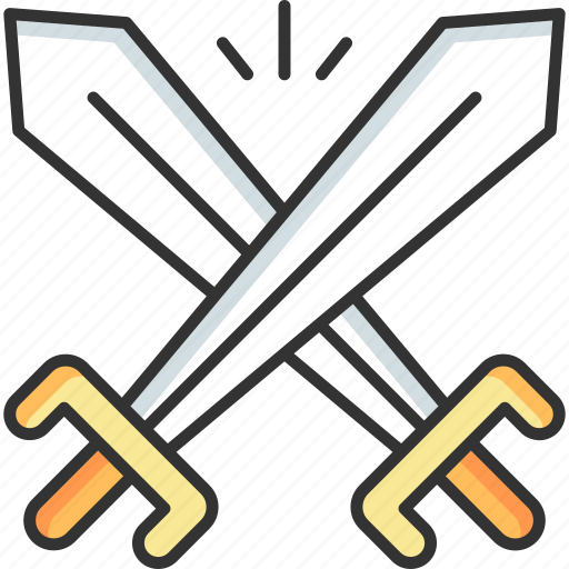 Swords, battle, competition, game, sports, gaming icon - Download on Iconfinder