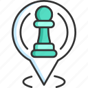 location, location map, location pin, chess, pawn, chess pawn