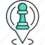 location, location map, location pin, chess, pawn, chess pawn 