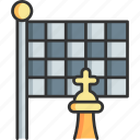 flag, chess, game, competition, gaming, sports