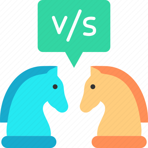Opponent, chess horse, battle, move, competition, gaming icon - Download on Iconfinder