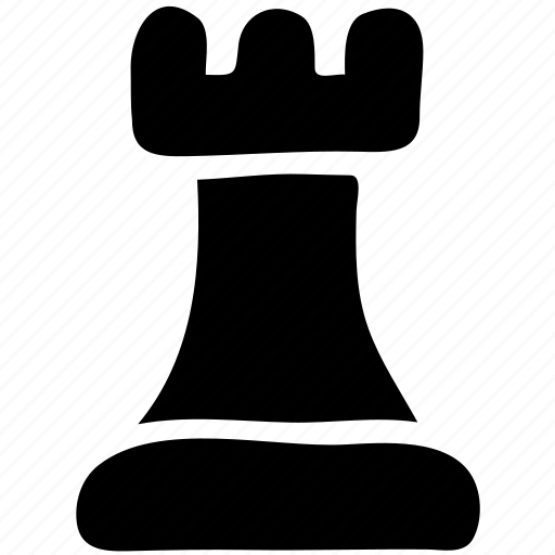 Board, chess, game, piece, rook, strategy, white icon - Download on Iconfinder