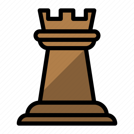 Chess, chesspieces, gaming, rook icon - Download on Iconfinder