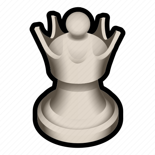 Board, chess, game, piece, queen, white icon - Download on Iconfinder