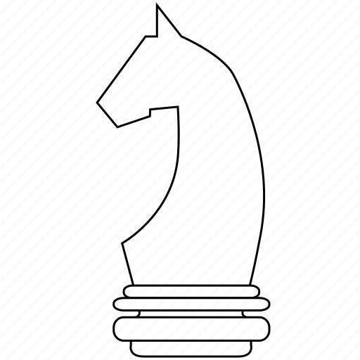 Chess, figure, game, horse, knight, piece, strategy icon - Download on Iconfinder