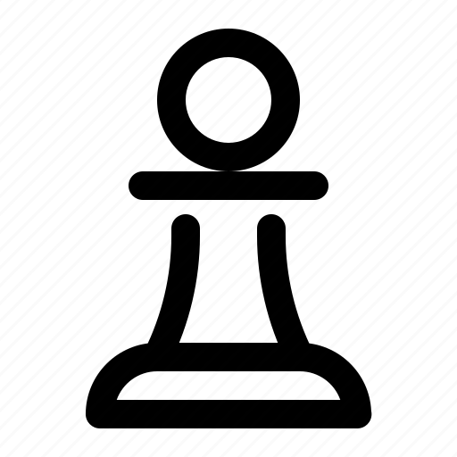 Pawn, game, chess, strategy icon - Download on Iconfinder