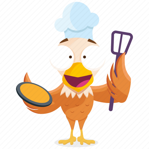 Chicken, cook, emoji, emoticon, smiley, sticker icon - Download on Iconfinder